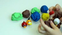 Angry Birds la Película Rojo de Stop Motion Plastilina de vídeo y los huevos Sorpresa
