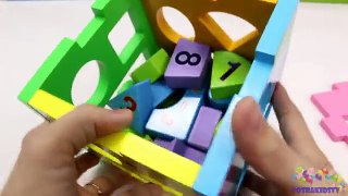 Learning Colors Shapes & Sizes with Wooden Box Toys fbgvnmhg
