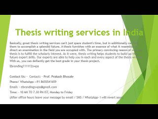 Top Thesis Writing Services for a Bright Future ✨