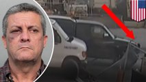 Fired alcoholic employee stabs boss and runs him over with his van