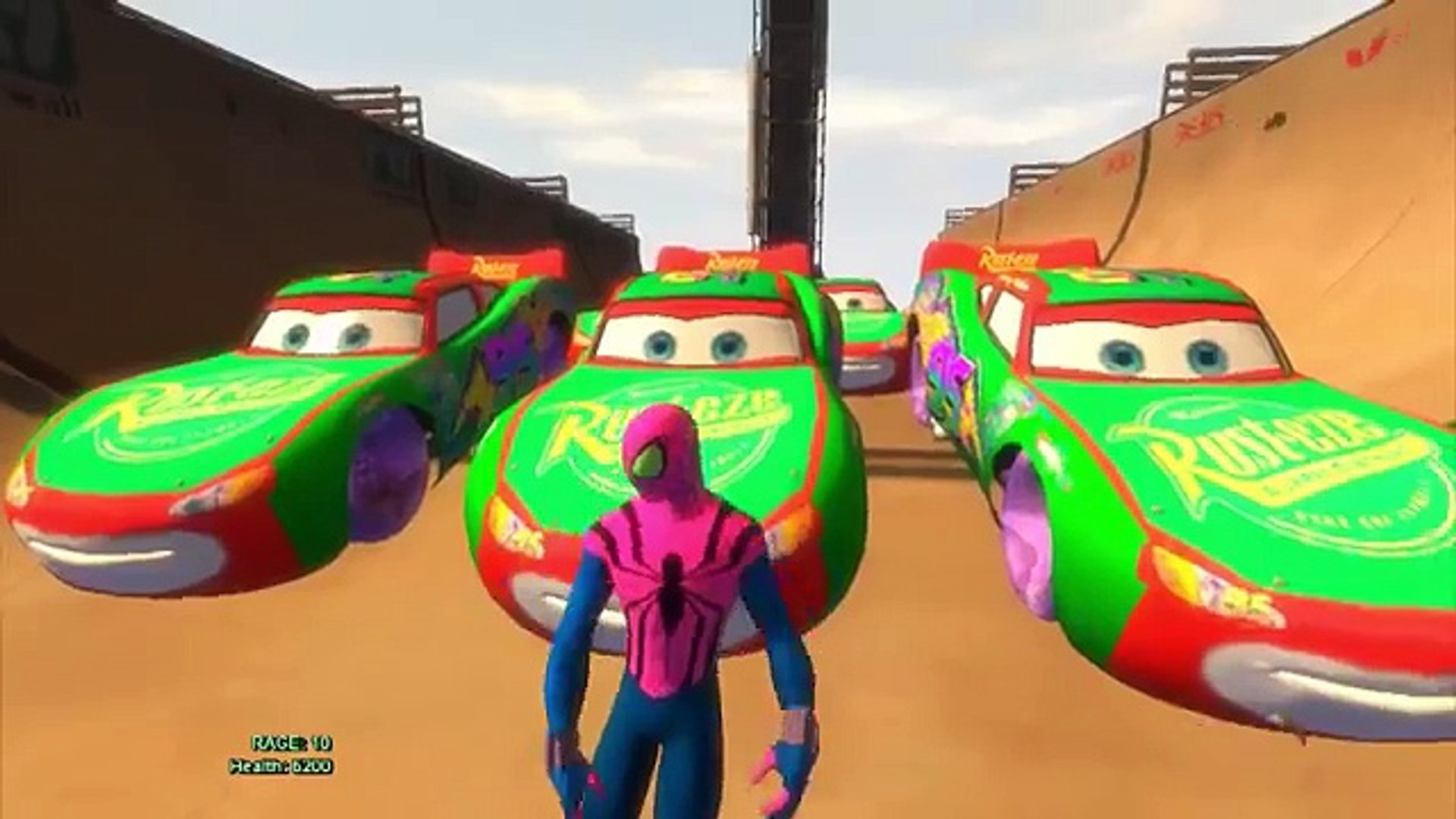 Disney Pixar Cars Rojo Camión de Bomberos de Rayo McQueen y Videos de  Spiderman para los Niños de la Guardería Rhy – Видео Dailymotion