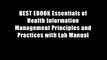 BEST EBOOK Essentials of Health Information Management Principles and Practices with Lab Manual