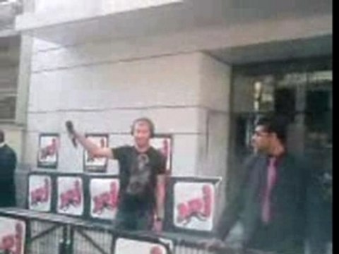 Tokio Hotel Nrj 14 septembre. Attente.