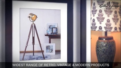 Golden Heritage - Tripod Floor Lamp