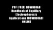 PDF [FREE] DOWNLOAD Handbook of Capillary Electrophoresis Applications [DOWNLOAD] ONLINE