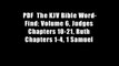 PDF  The KJV Bible Word-Find: Volume 6, Judges Chapters 10-21, Ruth Chapters 1-4, 1 Samuel