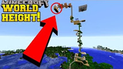 PopularMMOs I BUILT THIS TREE HOUSE UP TO WORLD HEIGHT!!!