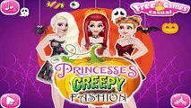 Disney Princess Halloween Makeover - Elsa Ariel Anna Merida Dress Up Game