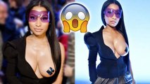 Nicki Minaj ENTIRE BOOB HANGING OUT At Paris Fashion Week