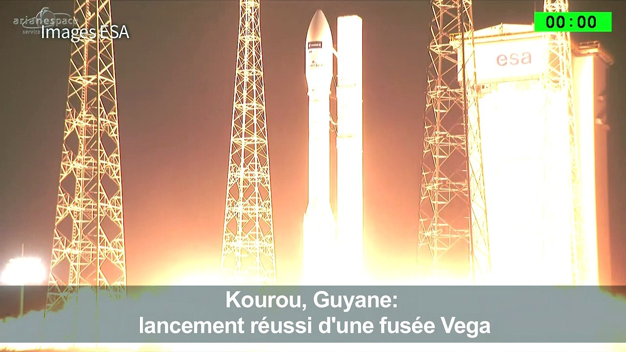 Une fusée Vega lance un satellite d'observation de la Terre