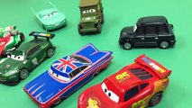 CARS de Disney Pixar Cars la Carrera de Londres, 7 de Coches Paquete de Regalo, Ramone, Flo, Rayo McQueen, Sarge