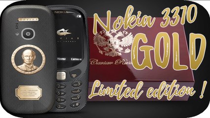 Nokia 3310 Supremo Putin - New Gold Limited Edition Phone 2017