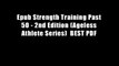 Epub Strength Training Past 50 - 2nd Edition (Ageless Athlete Series)  BEST PDF