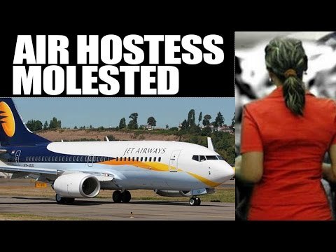 Jet Airways air hostesses allegedly molested by drunk passenger | Oneindia News