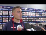 #CrotoneSassuolo, Leonardo Capezzi nel post gara