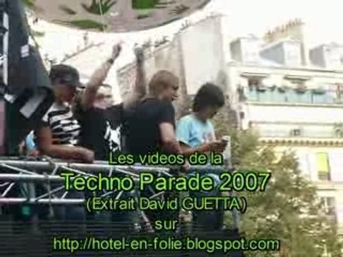 Techno Parade 2007 : David Guetta et Joakim Garraud