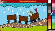 De dibujos animados sobre un tren: Aprender los Números y los Animales: Consideramos a 6: Desarrolla un guiño para el bebé