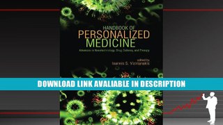 eBook Free Handbook of Personalized Medicine: Advances in Nanotechnology, Drug Delivery, and