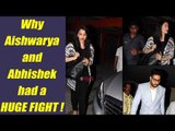 Aishwarya Rai Bachchan and Abhishek Bachchan had a BIG FIGHT | FilmiBeat