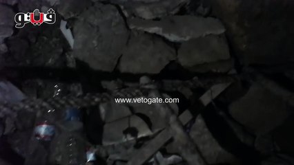 العثور على حفرة توصل لباب مقبرة آثرية بالإسكندرية