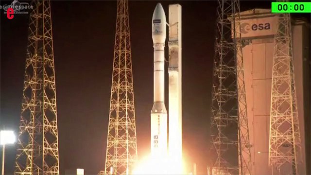 Regardez une fusée de l'Agence spatiale européenne décoller