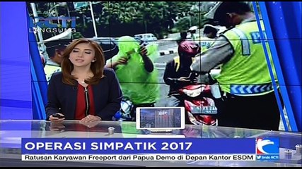 Operasi Simpatik, Polisi Berikan Helm Bagi Pelanggar