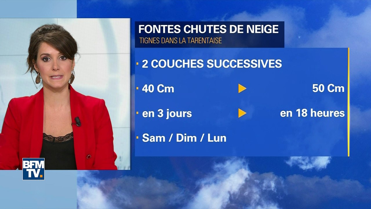 Avalanche à Tignes: près d'un mètre de neige est tombé en quatre jours