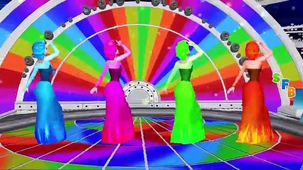 Frozen Rainbow Colors | Frozen Elsa Dance Compilation | Frozen Songs And Children Nursery