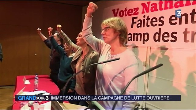 Présidentielle : Arthaud (Lutte ouvrière) tente de se faire entendre des travailleurs