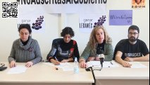 Rueda de prensa de cuatro concejales no adscritos del Ayuntamiento de Leganés