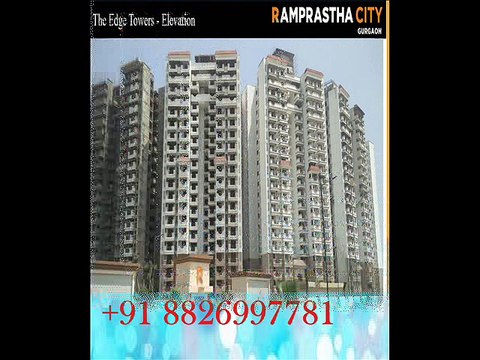 Ramprastha The Edge Tower 1st Project in Sector 37D Gurgaon Dwarka Expressway 8826997780