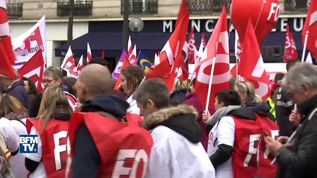 Les images de la manifestation des personnels soignants à Paris