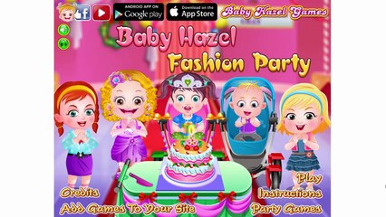 Детские желто мода партии играть онлайн Baby Hazel игры прохождение