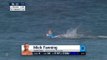 Un surfeur se fait attaquer par un requin en pleine compétition