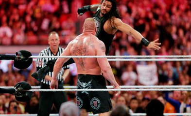 Tải video: RAW 2017 - GOLDBERG VS ROMAN REIGNS VS BROCK LESNAR VS BRAUN STROWMAN FULL MATCH