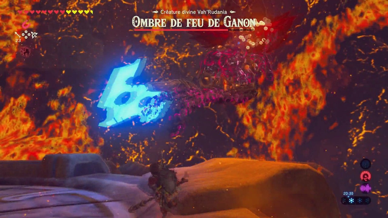 Zelda breath of the Wild - Ombre de feu de Ganon