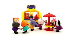 Rebeccas Magic Ice Cream Van Peppa Pig toys stop motion animation