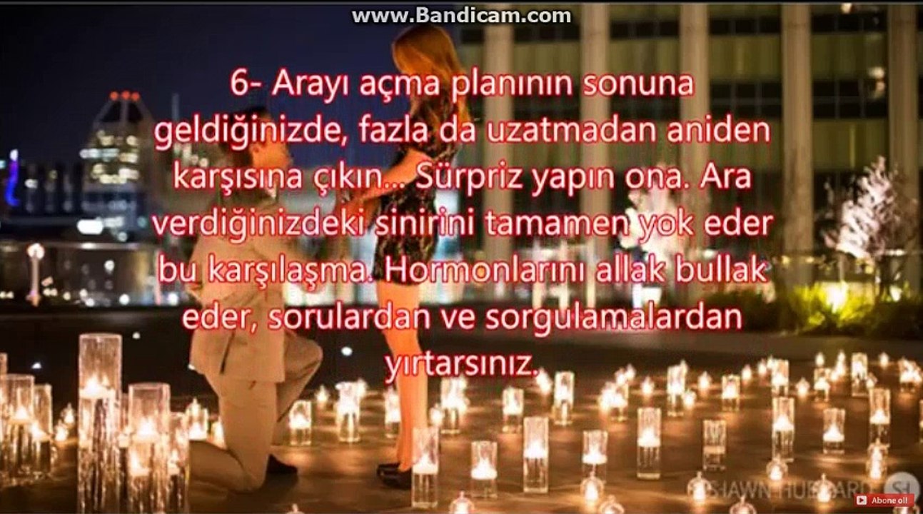 KADINLARI ETKİLEMENİN 15 YOLU - (BİLMİYORUM DEME)