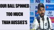 Virat Kohli feels Indian spinner turned ball too much, Watch video | Oneindia News
