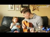 Babasıyla Beraber Pek Güzel Şarkı Söyleyen Cimcime