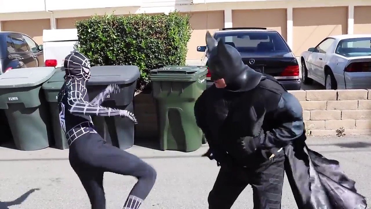 Batman vs T-Rex vs Spiderman | In Real Life!! | Super Fight!!