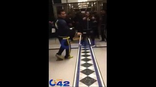 Peshawar Zalmi Players Dancing at Hotel Lobby