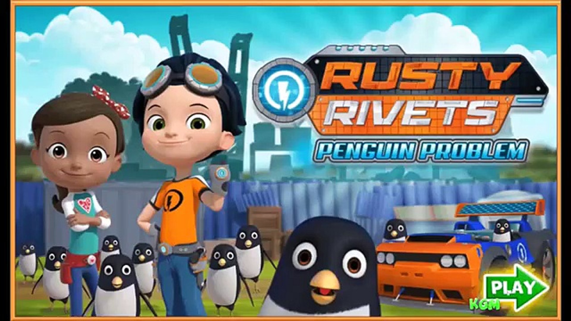 Rusty Rivets Penguin Problem - RUSTY RIVETS Nick jr Game For Kids - video  Dailymotion