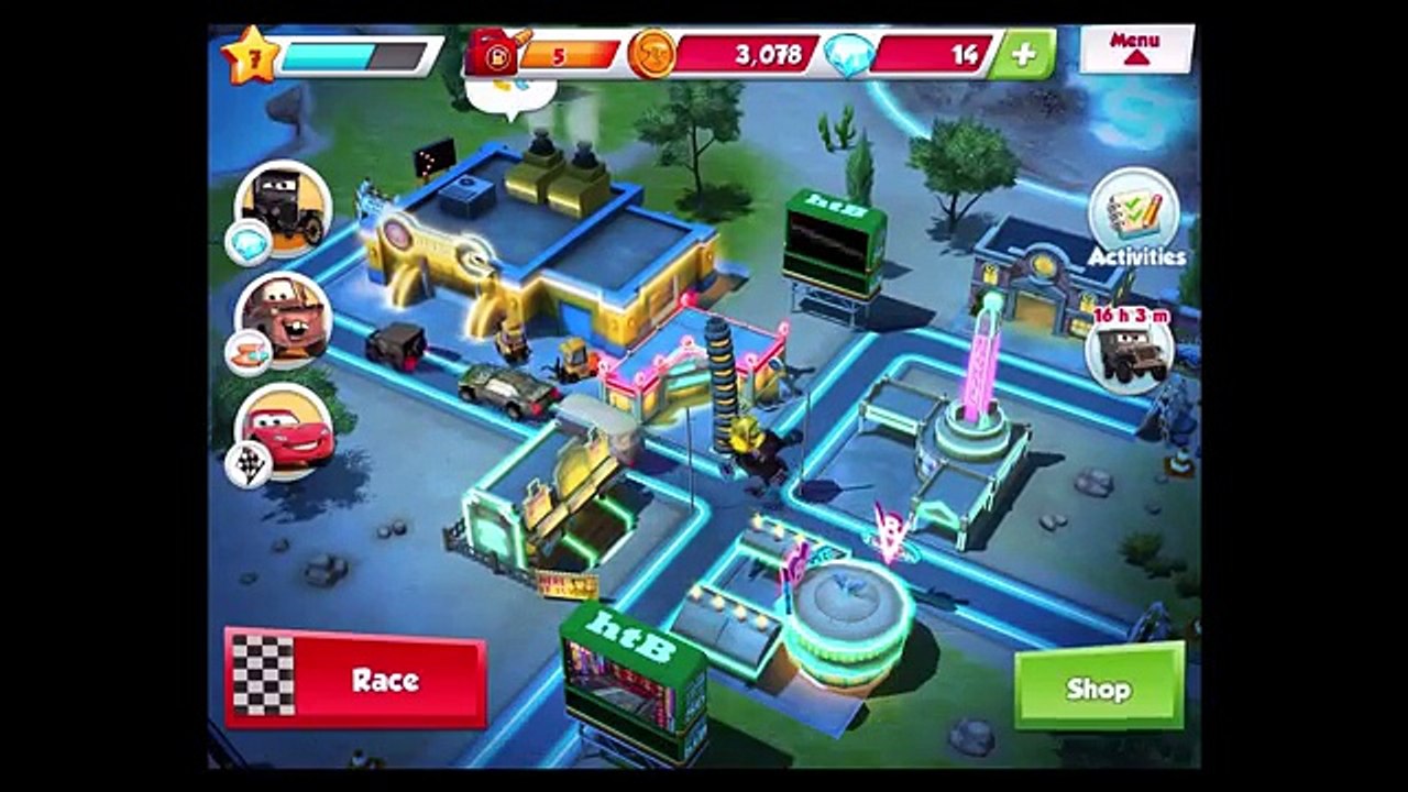 Cars: Fast as Lightning - Gameplay Walkthrough Part 7 - Flos Track (iOS, Android)