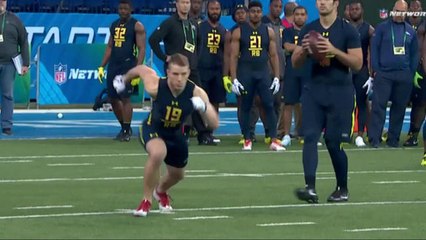 Which players improved their stock at the Combine?