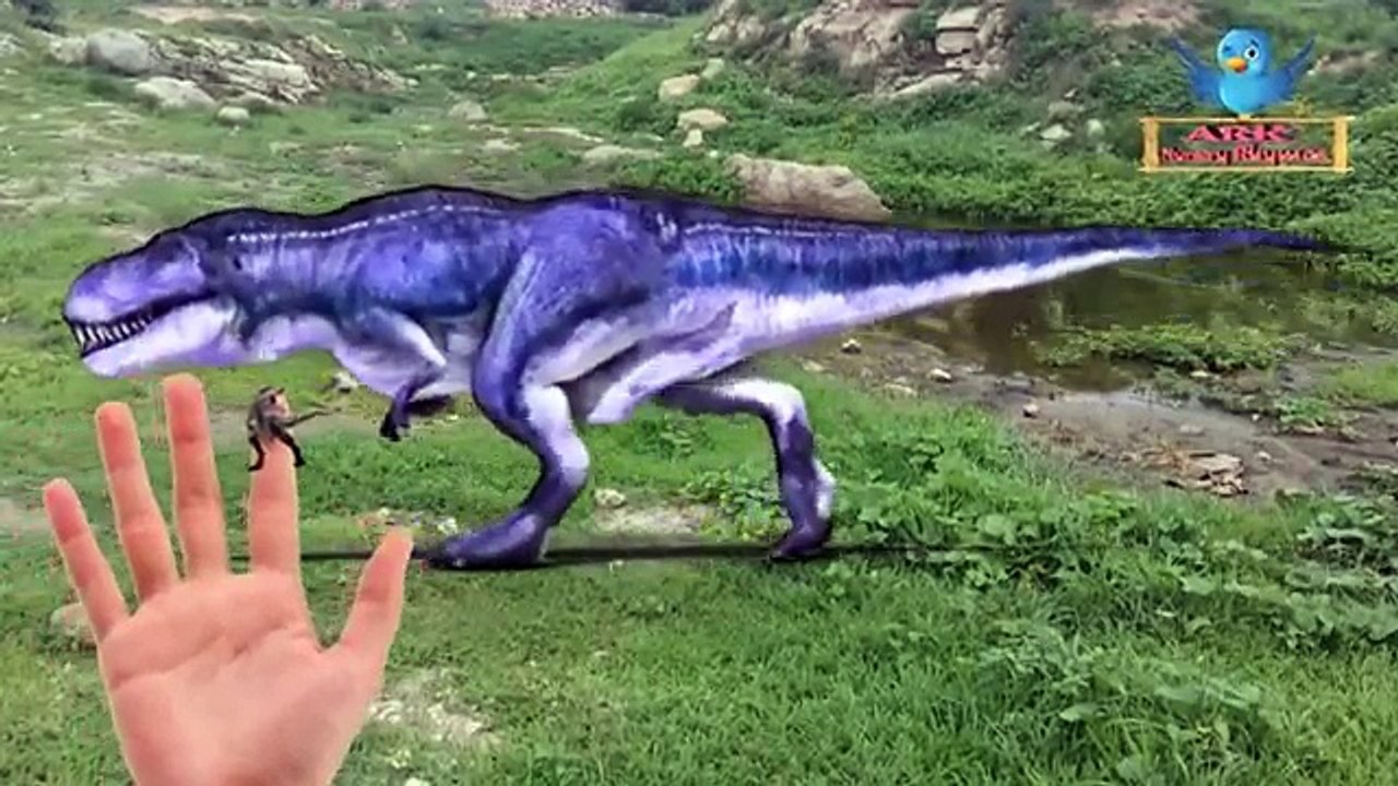 3D Dinosaurs Cartoons Finger Family Rhymes Collection for Children | Animals Cartoons Coll