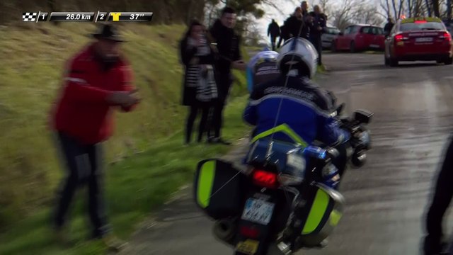 Latour s'en va seul - Étape 3 (Chablis / Chalon-sur-Saône) - Paris-Nice 2017