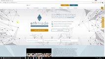 how to setup account in ethtrade