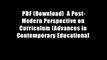PDF [Download]  A Post-Modern Perspective on Curriculum (Advances in Contemporary Educational