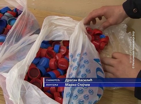 Borski osnovci u akciji Čep za hendikep , 7. mart 2017. (RTV Bor)